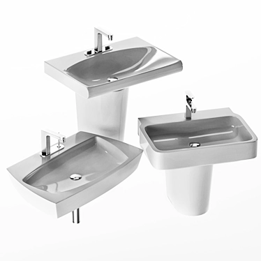 Ideal Standard Washbasin Set 3D model image 1 