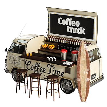 Gourmet Java on Wheels 3D model image 1 