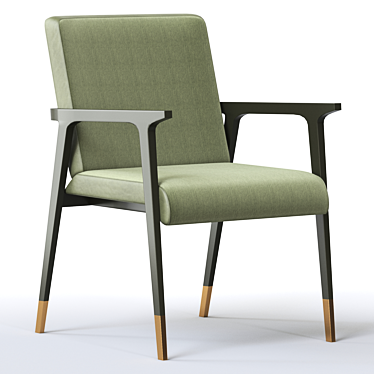 Elegant 2015 Armchair: 3D Max Compatible 3D model image 1 