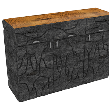 Stylish Storage Solution: Chest of Drawers 3D model image 1 