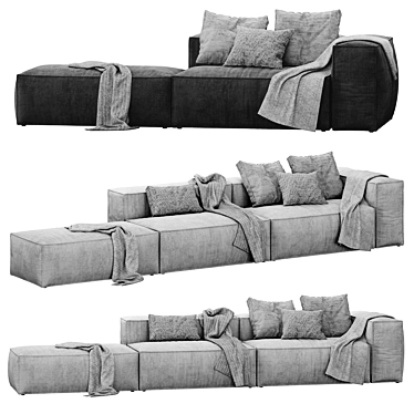 COSIMA Modular Sofa Set by Bolia 3D model image 1 