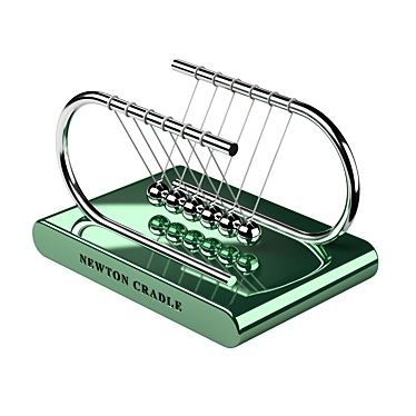 V-Ray Compatible Newton Cradle 3D model image 1 