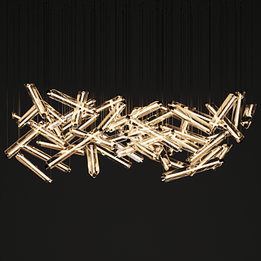 Lasvit Concurrency Pendant Light 3D model image 1 