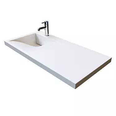 Washbasin Color & Style Siesta 100 and mixer VitrA Minimax S