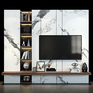 Elegant Storage Solution: Cabinet Furniture 3D model image 1 