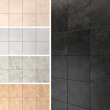 Urban Equipe Wall/Floor Tiles – Stylish Spanish Design 3D model image 1 