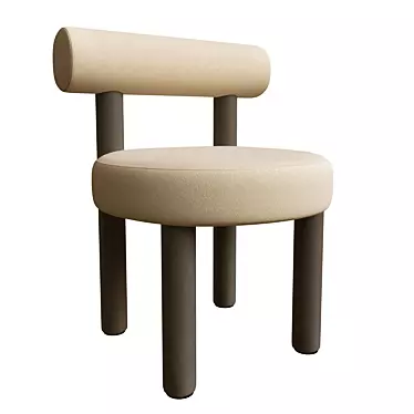 NOOM Gropius CS2 Chair: Modernist Design 3D model image 1 
