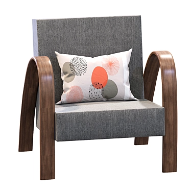 Missoni Home Grandma Armchair: Vintage Chic Comfort 3D model image 1 