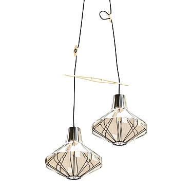 Scandinavian Elegance: Swedish Ceiling Lamp 3D model image 1 