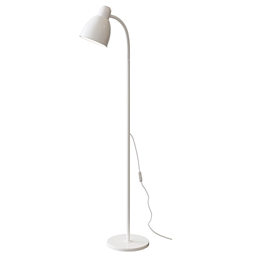 Modern White Floor Lamp 3D model image 1 