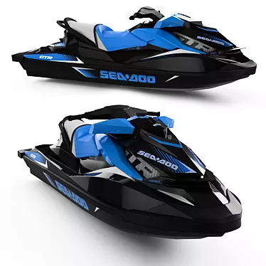 Powerful Hydrocycle Sea Doo GTR 3D model image 1 