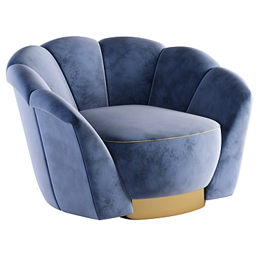 Modern Armchair 3D Model 3D model image 1 