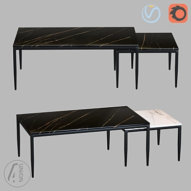 Modern Coffee Table with Sleek Design 3D model image 1 