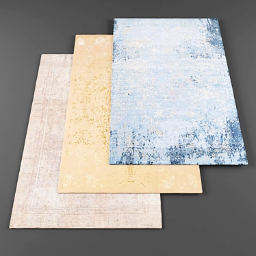 High-Resolution Rugs Set 3D model image 1 