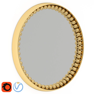 Golden Era Orbis Mirror 3D model image 1 