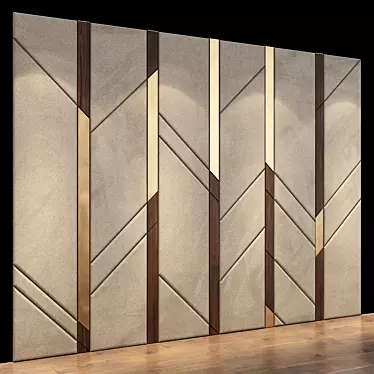 Modern Wall Panel 36 3D model image 1 