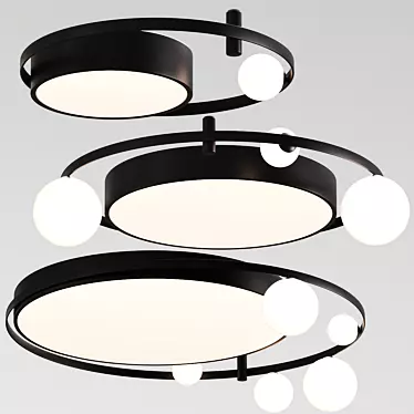 Modern Ceiling Lamp - Various Sizes 3D model image 1 