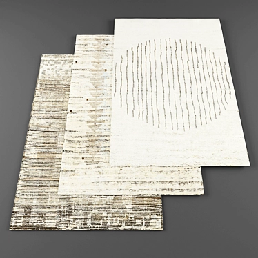 Modern Rugs Collection - High-Resolution, 3-Pack 3D model image 1 
