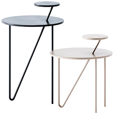 Elegant Passante Coffee Tables: Perfect Blend of Style and Function 3D model image 1 