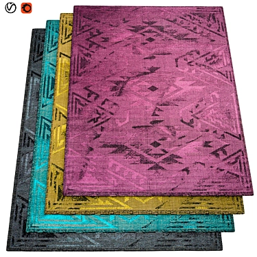 Premium Textured Carpets 3D model image 1 