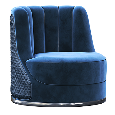 Elegant BIANCA Armchair: Stylish Comfort for Your Home 3D model image 1 