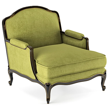 Vintage Style Armchair: Classic Elegance 3D model image 1 