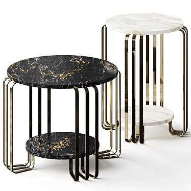 Sleek Jazz Coffee Tables 3D model image 1 