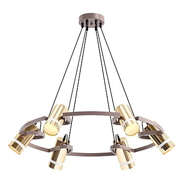 Elegant Lumion Harper Chandelier 3D model image 1 