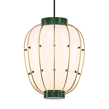 Italian Mid-Century Arredoluce Chandelier 3D model image 1 