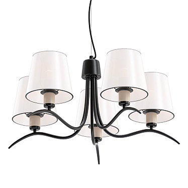 Elegant Citilux Emma Pendant Chandelier 3D model image 1 