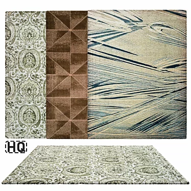 Luxury Texture Rug 2900mm 3D model image 1 