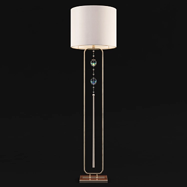 Laos Floor Lamp: Elegant Illumination for any Space 3D model image 1 