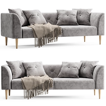 Modern Meridiani Sofa 2015 3D model image 1 