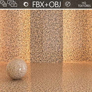Premium Marble No. 2 - High-Quality 6K Textured Tiles 3D model image 1 
