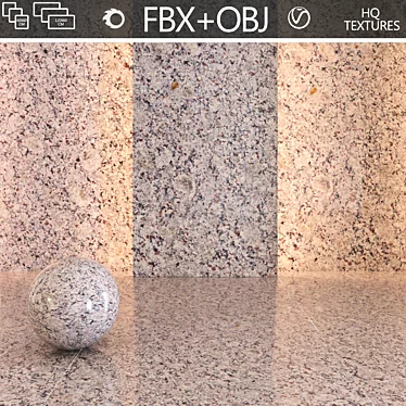 Luxury Marble Tiles - Elegant and High-Quality 3D model image 1 