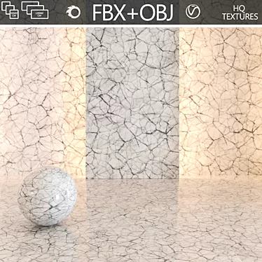 Premium Marble №10 - Elegant and Versatile 3D model image 1 