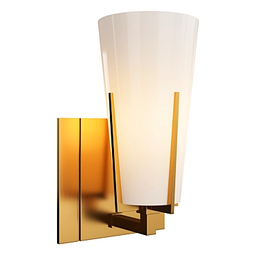 Modern Upton Sconce - Elegant Lighting Solution 3D model image 1 