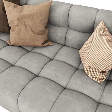 Velvet Delano Sofa: Luxurious Comfort 3D model image 1 