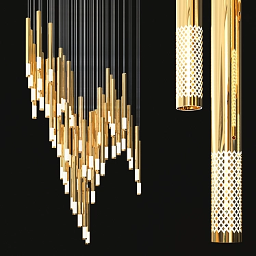 Elegant Harmony: Symphony Lighting 3D model image 1 