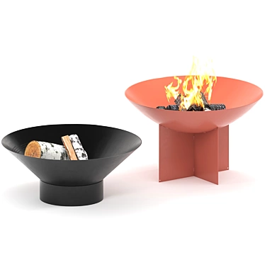 Outdoor Braziers Umlo and Obole 3D model image 1 