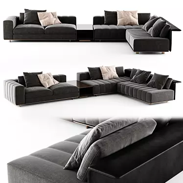 Ultimate Softness Minotti Freeman Sofa 3D model image 1 