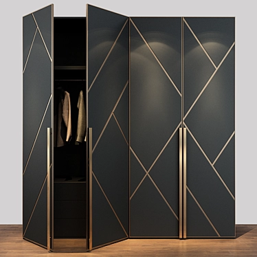 Modern Storage Cabinet: Cabinet Furniture 058 3D model image 1 