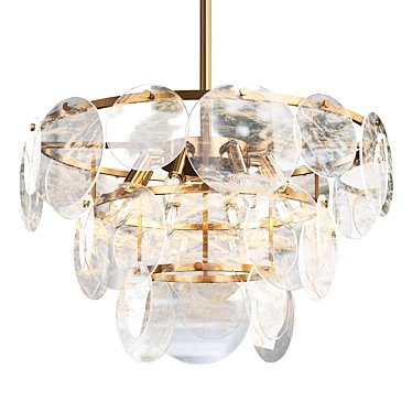 Elegant Jacklyn Design Lamp 3D model image 1 
