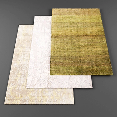 Random Set of 6 Rugs | High-Quality Textures 3D model image 1 