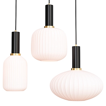 Irix W Pendant Light: Modern Design & Exceptional Quality 3D model image 1 