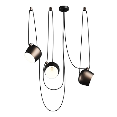 Modern Pendant Fixture - 727133 Omega Lightstar 3D model image 1 