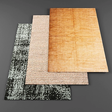 High Resolution Rugs Set - 5pcs 3D model image 1 