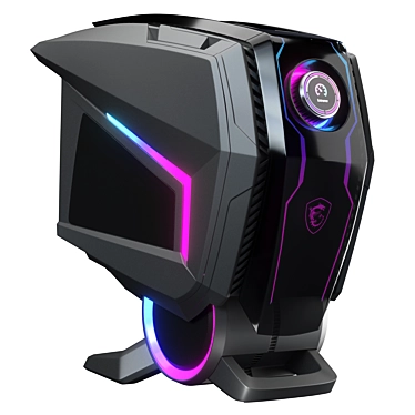 MEG Aegis Ti5: Futuristic Speed Machine 3D model image 1 