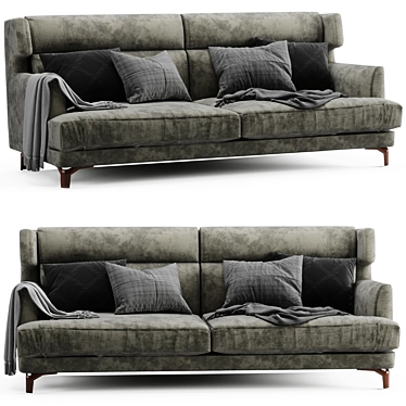 Ultimate Comfort: GTS Well Sofa 3D model image 1 