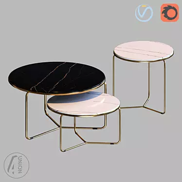 Title: Sleek Modern Table for V-Ray Users 3D model image 1 